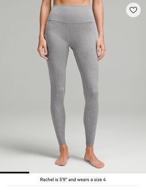 lululemon athletica Heather Gray High-Rise Leggings